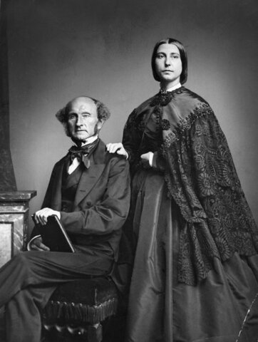 John Stuart Mill y Harriet Taylor