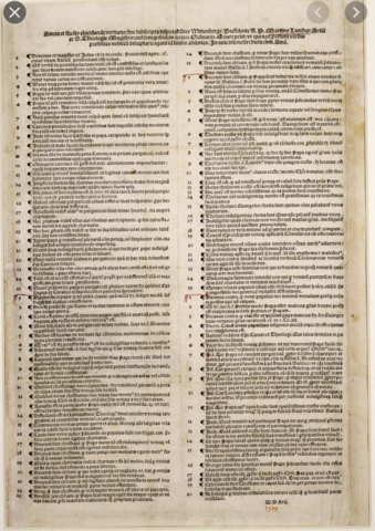 95 tesis de Martí Luter