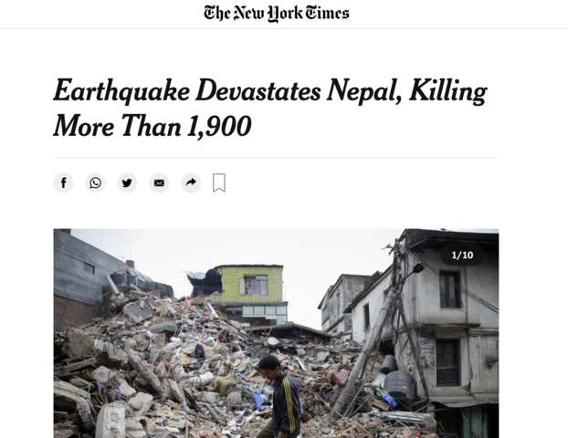 Nepal Earthquake