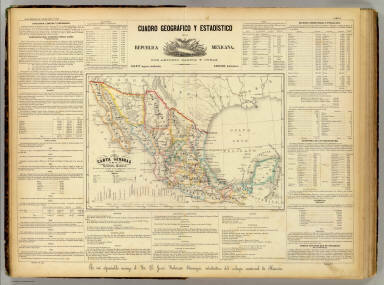 Antonio García Cubas publica su Carta General de la Republica Mexicana
