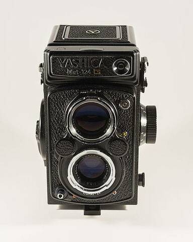 Cámara réflex de objetivos gemelos