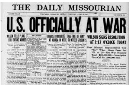 United States Declares War On Germany