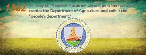 USDA- Abraham Lincoln And Agriculture