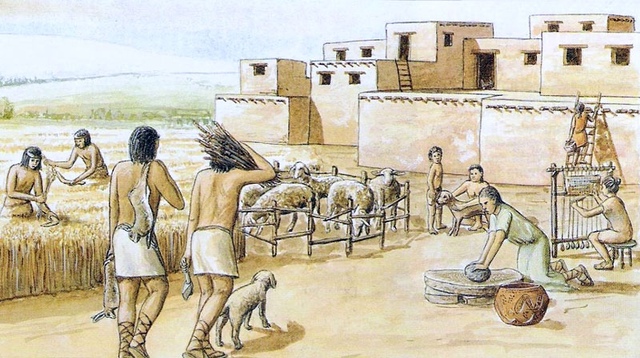 première traces de sédentarisation et d'agriculture