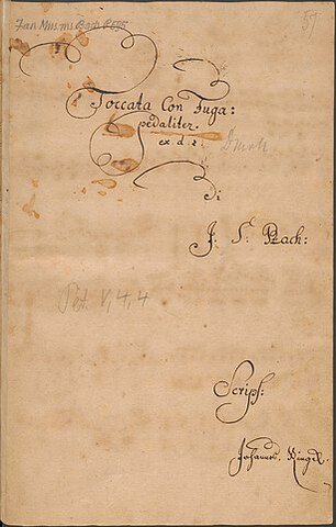 Tocata y Fuga en re m