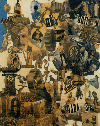 Dada was a cultural movement that was concentrated on anti-war politics which then made its way to the art world through art theory, art manifestoes, literature, poetry and eventually graphic design and the visual arts.