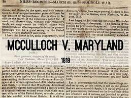 McCulloch v. Maryland