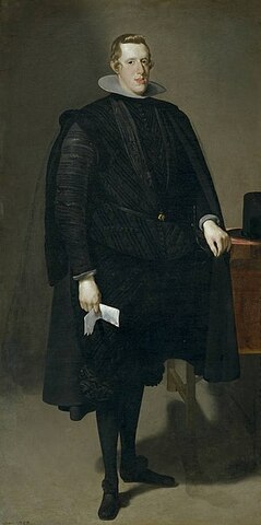 Felipe IV de negro