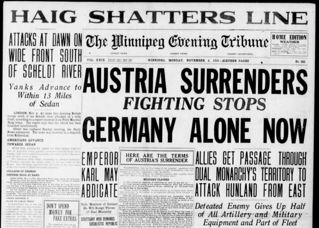 Germany Collapses, War ends