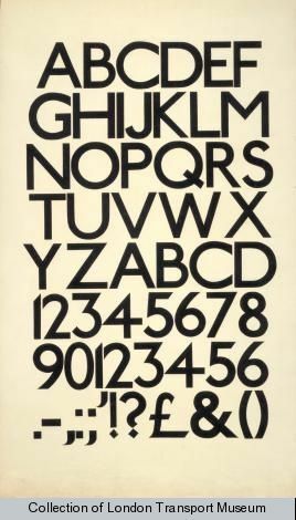 Edward Johnston, underground type