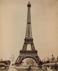 The opening of the Eiffel Tower