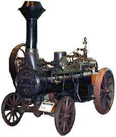 Constructed his First Steam Engine