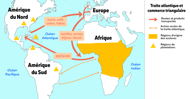 Début du commerce triangulaire