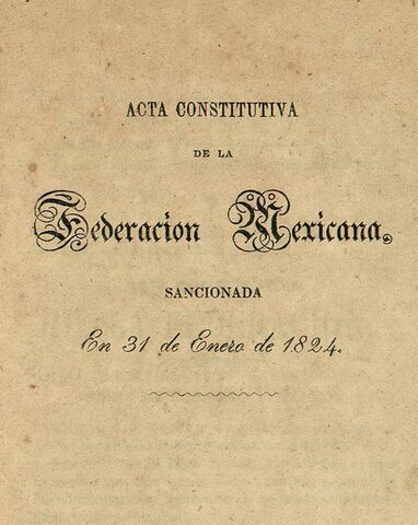 Acta constitutiva de la nación mexicana (Fecha y contexto)
