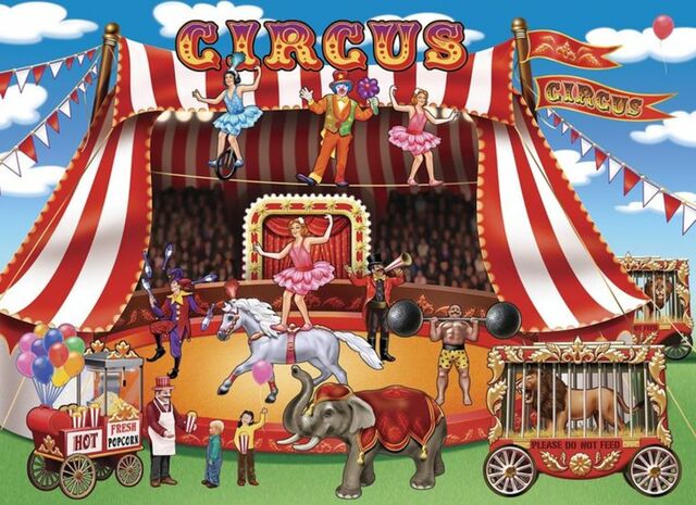 Going to the circus.