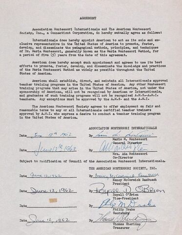 AMS & AMI sign an agreement