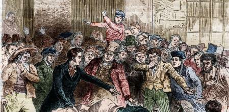 Sucede una epidemia de cólera morbus.