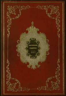 Promulgación de la Constitución de 1854