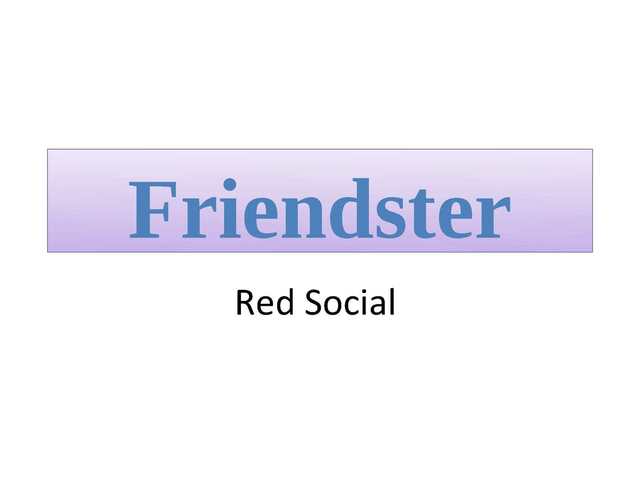 FRIENDSTER