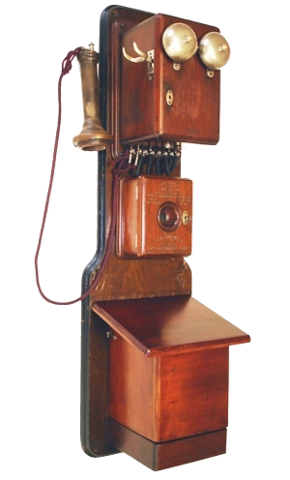 Se pone en servicio público la primera línea telefónica