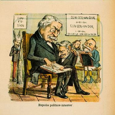 Timeline: El régimen de la Restauración. Características y funcionamiento del sistema canovista - Guerra colonial y crisis de 1898.