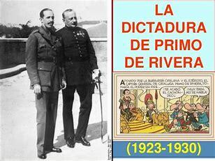 La dictadura de primo de Rivera