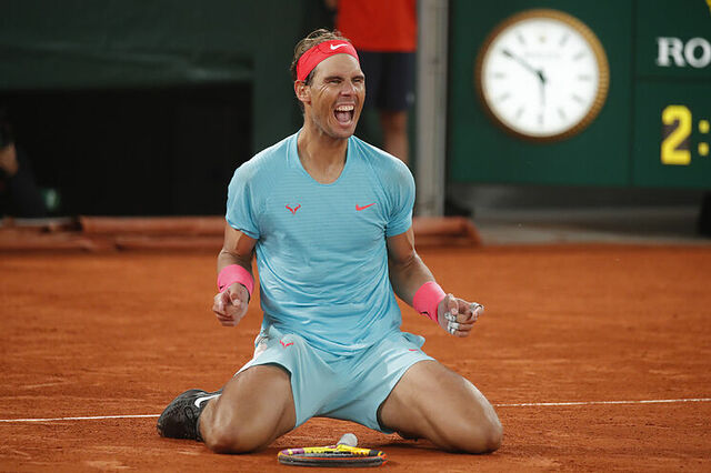 His first victory in Roland Garros