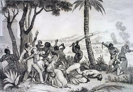 Slaves rise up on northern plantations of St. Domingue