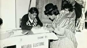 Se establece el voto universal