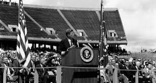 Kennedy Makes Commitment to Moon Landing