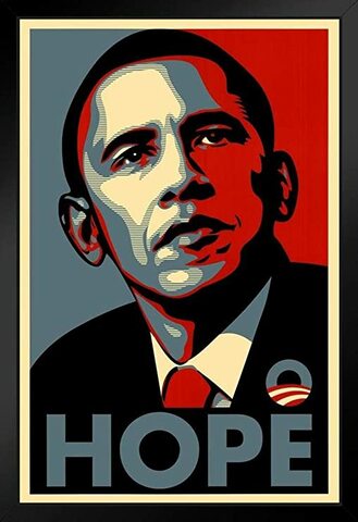 Shepard Fairey: Póster de Barack Obama “Hope”