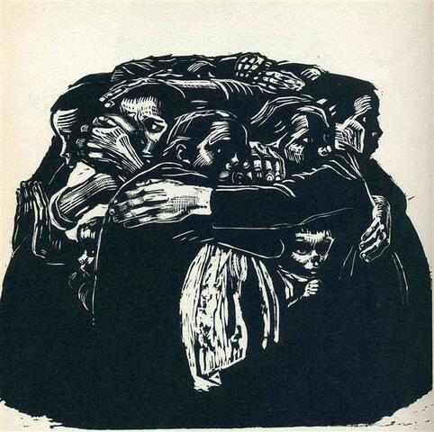 The Mothers - the Sven woodcuts y portafolios (Museum of modern art)