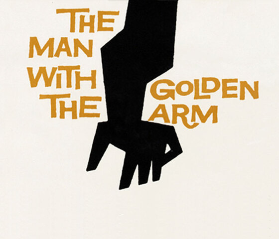 Saul Bass títulos Man with the Golden arm
