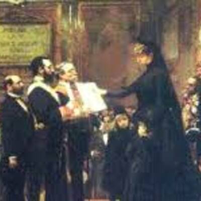 Timeline: El régimen de Restauración .Características y funcionamiento del Sistema canovista .Guerra colonial y crisis de 1989