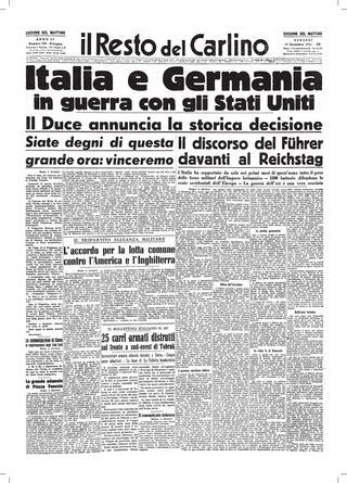 La Germania e l’Italia dichiarano guerra agli Stati Uniti