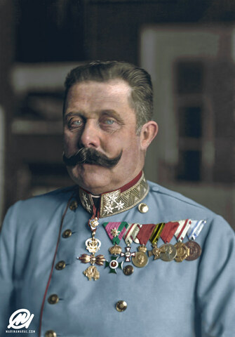 The assassination of Archduke Franz Ferdinand and his wife.