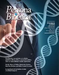 revista Bioetica y persona
