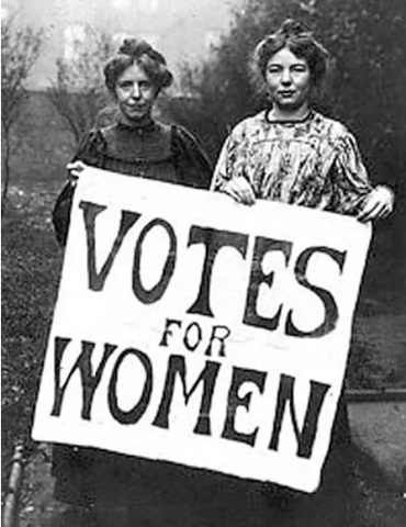 Woman gain the right to vote