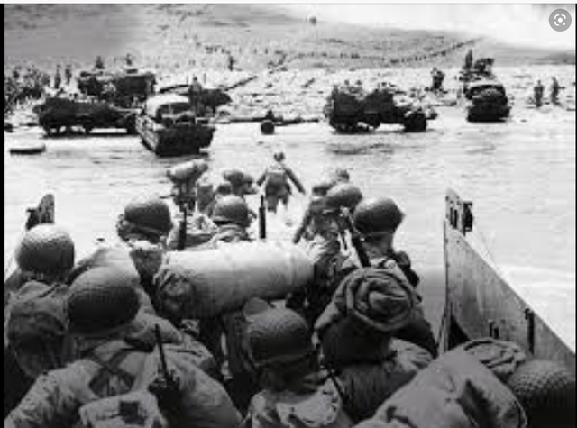 British and American forces enter Germany