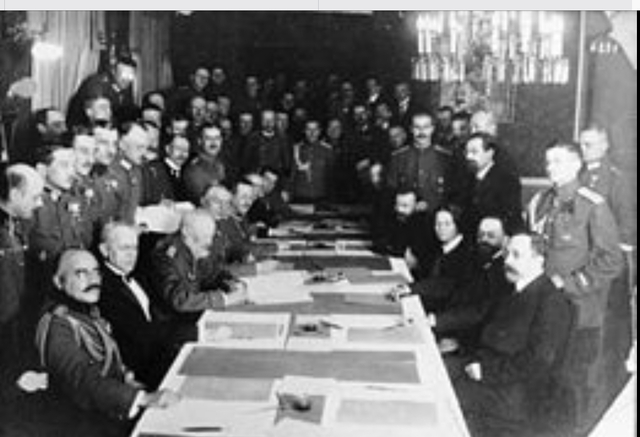 Russia signs armistice with Germany