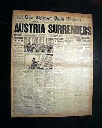 Austria-Hungary surrenders