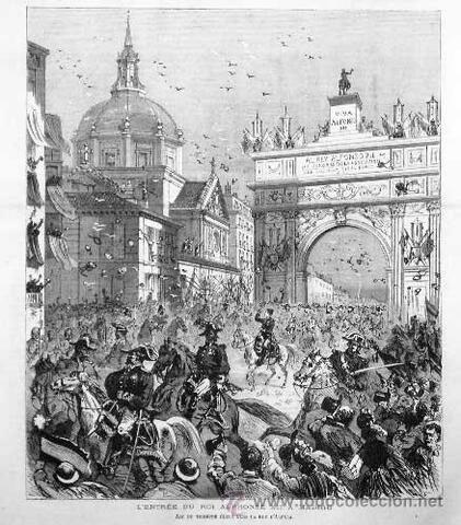 Alfonso xii entra à Madrid