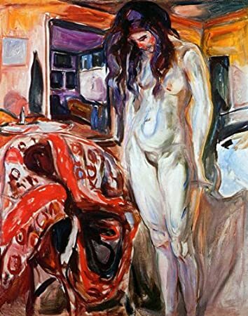 Modella con sedia di vimini [Edvard Munch]