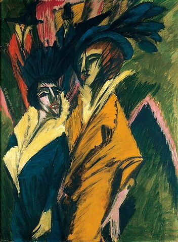 Due donne per strada [Ernst Ludwig Kirchner]