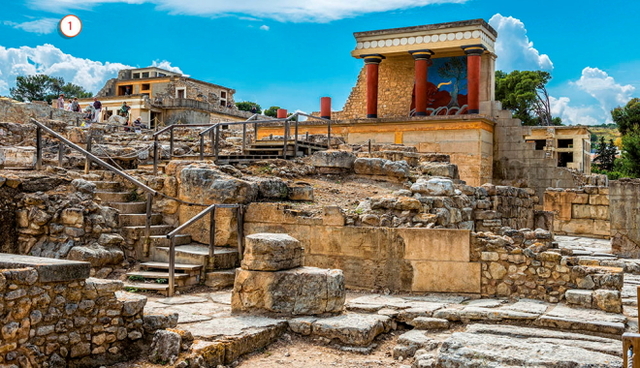 Il palazzo di Cnosso