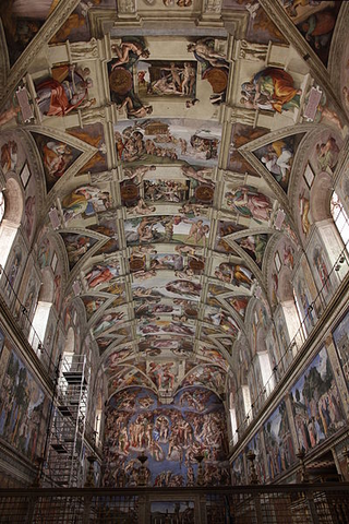 Michelangelo Paints the Ceiling of the Sistine Chapel