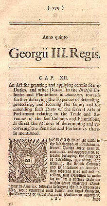 Stamp Act 1765