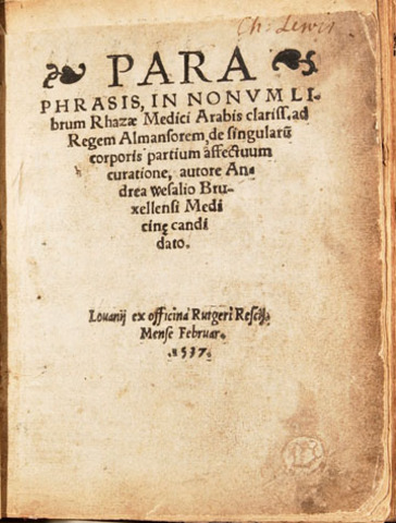 He publishes his first book.