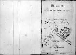 la Ley Electoral de 1878
