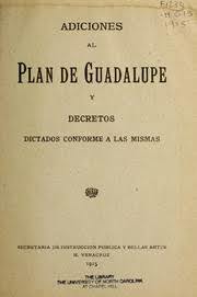 Adiciones al Plan de Guadalupe